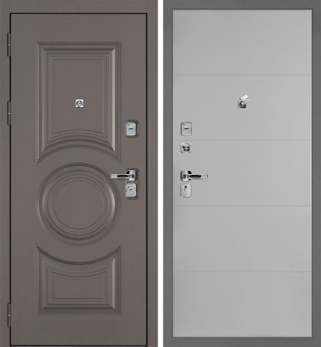 ДМ Плаза-177 муар серый,Kale 252R/Kale 257L (Коричнево-серый ФЛ-177 /PR- 35 Агат) 860 Л