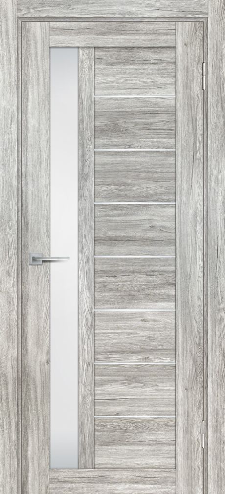 PSL-40  nanotex, сан-ремо серый 600*1900 стекло сатинат белый