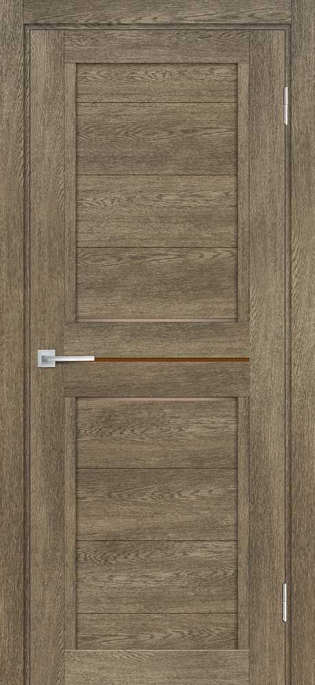 ТЕХНО-805 nanotex, бруно 900*2000 стекло бронза сатинат, кофе лакобель