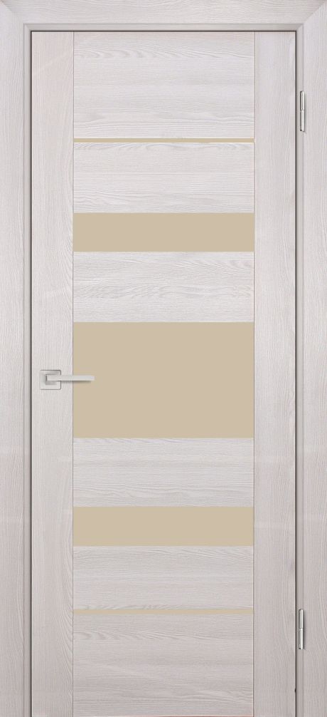 PSK-5 nanotex, ривьера крем 600*2000 стекло Кремовый лакобель