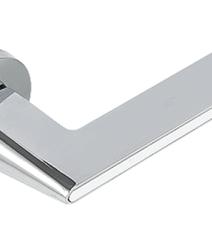 Ручка ADDEN BAU RIVER S-486 CHROME / WHITE (цвет ХРОМ БЛЕСТЯЩИЙ/БЕЛАЯ ВСТАВКА)