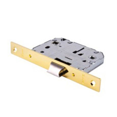 GLOBAL замок межкомнатный 6S (кв.планка)  70-50 WS PG полированная латунь /Распродажа/