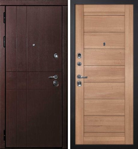 ДМ С-2 шагрень черн, замки Гардиан (ФП-1 орех премиум/ ТЕХНО-708 nanotex миндаль) 960 Л