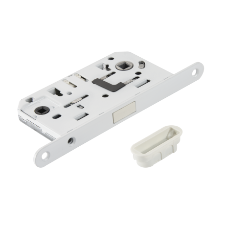 Защёлка врезная магнитная сантехническая ADDEN BAU WC-5096 MAG WHITE (цвет БЕЛЫЙ)