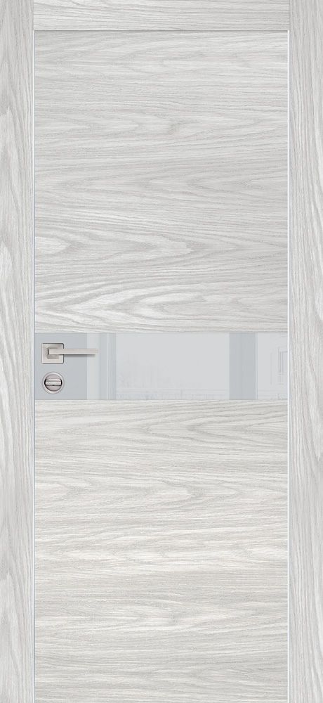 PX-13 PP дуб скай бежевый, 700*2000 стекло лунный лакобель /врезка под петли и замок AGB, 2отв.