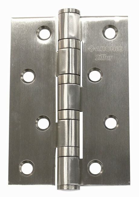 Универсальная петля SILLUR A010-C 100X70X3-4BB S.CHROME (матовый хром)
