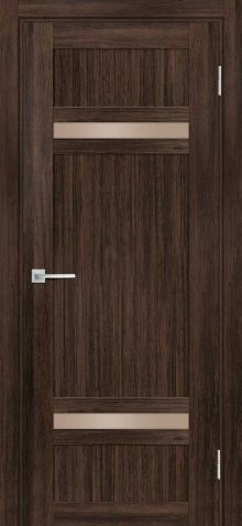 PSL- 5  nanotex, сан-ремо шоколад 600*2000 стекло сатинат бронза