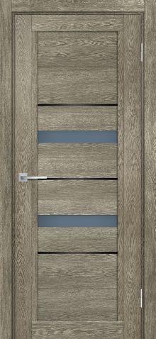 ТЕХНО-802 nanotex, гриджио 550*1900 стекло графит сатинат, черный лакобель