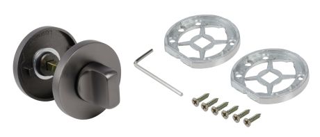 Завёртка сантехническая ADDEN BAU WC SR-003 GRAPHITE (цвет ГРАФИТ)