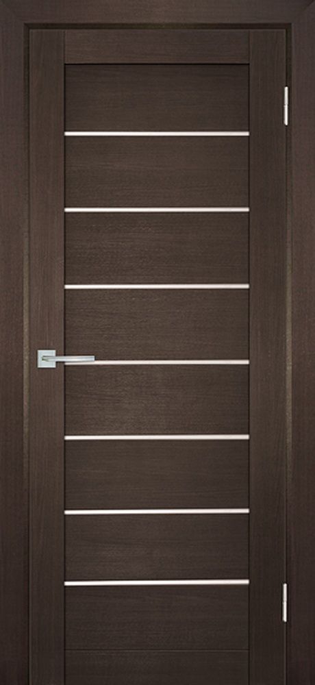 ТЕХНО 708 nanotex, венге 600*2000 стекло белый сатинат