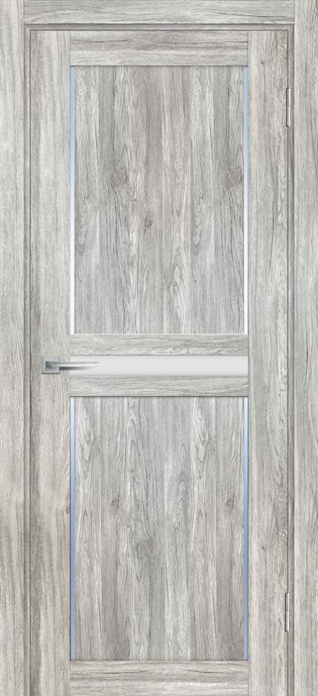 PSL- 3  nanotex, сан-ремо серый 700*2000 стекло сатинат белый