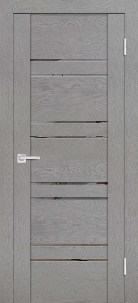 PST-1 soft-touch, серый ясень 550*1900 стекло зеркало тонированное