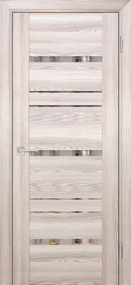 PSK-3 nanotex, ривьера крен-экрю ДП2000х900 стекло зеркало светлое