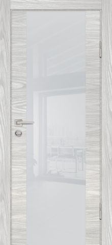 P-7 NEW PP дуб скай бежевый, 600*2000 стекло лунный лакобель