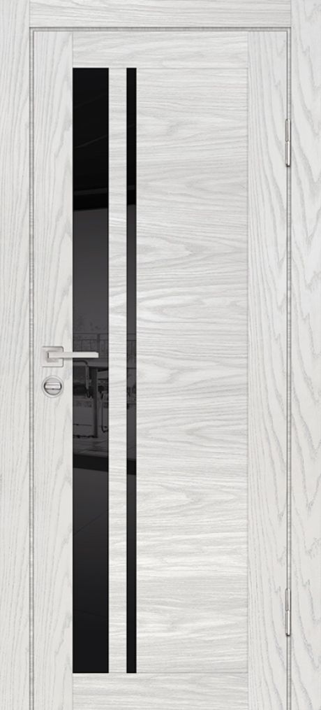 PSM-8 PP дуб скай бежевый, 600*2000 стекло черый лакобель