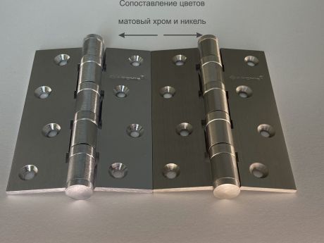 Универсальная петля врезная латунная A010-C 100X70X3-4BB-1HH (никель)