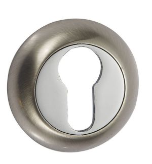 Накладка под цилиндр "Vantage" ЕТ D матовый никель/Круг/ст.