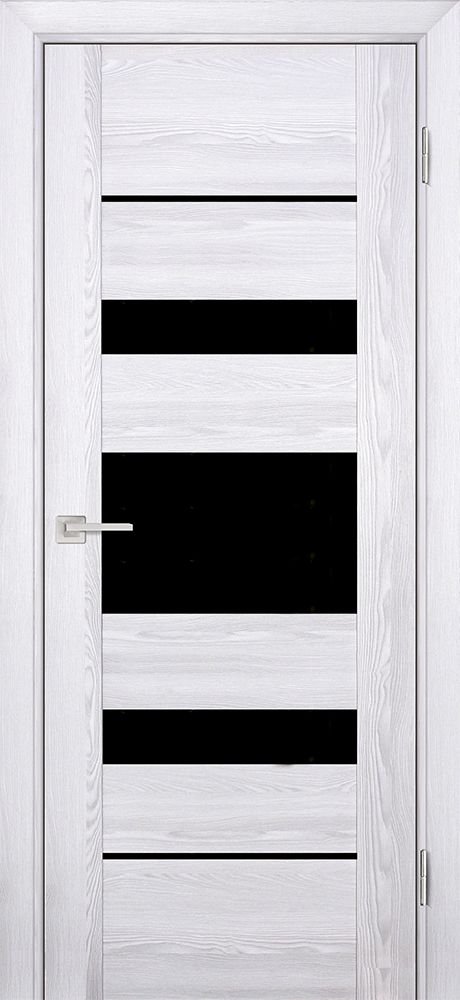 PSK-5 nanotex, ривьера айс 800*2000 стекло Черный лакобель