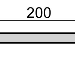 Добор PP, дуб скай белый 200*10*2070, телескоп