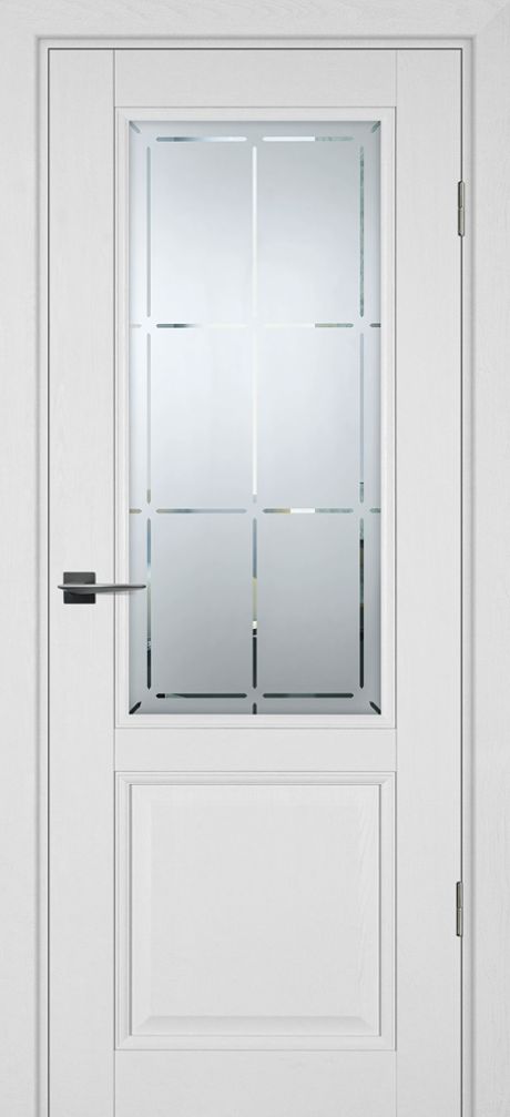 PSU-37 nanotex белое дерево ДО 800*2000 стекло сатинат худ.гравировка