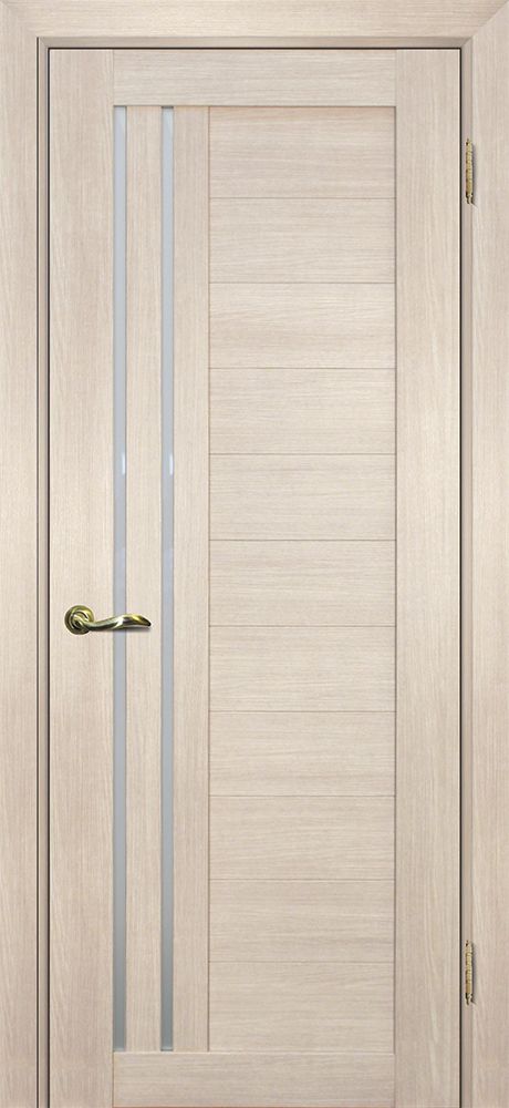 ТЕХНО 738 nanotex, капучино 550*1900 стекло белый сатинат