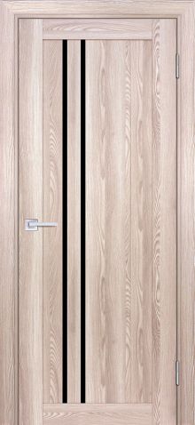 PSK-10 nanotex, ривьера крен-экрю ДП1900х550 стекло черный лакобель