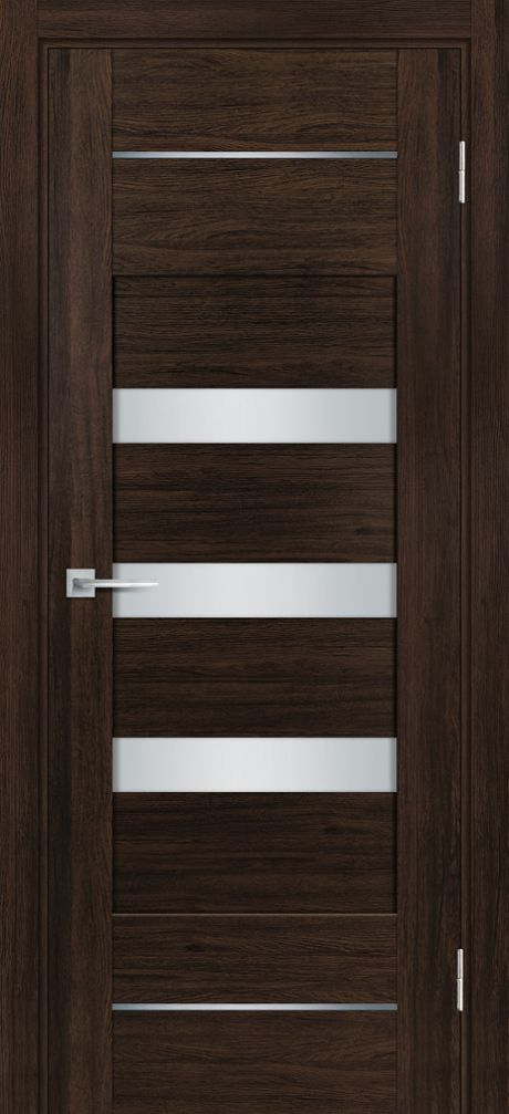 PSL-18  nanotex, сан-ремо шоколад 600*1900 стекло сатинат белый