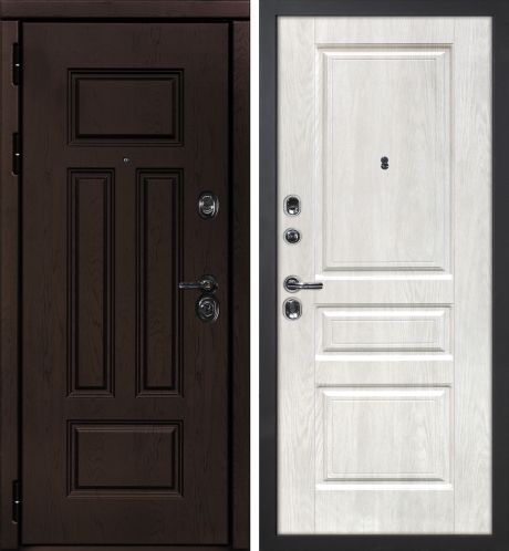 ДМ Э-2 шагрень черный, Cisa Blokator/Kale (ФП-6 дуб крафт./Версаль-2 шале PVC дуб жемчужный) 860 ПР