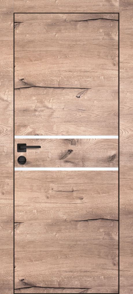 PX-18 PP дуб пацифик, 900*2000 латте мателак /врезка под петли и замок AGB/ черная кромка с 4-х ст