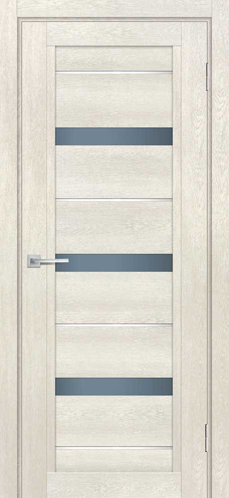 ТЕХНО-803 nanotex, бьянко 600*2000 стекло графит сатинат, белый лакобель