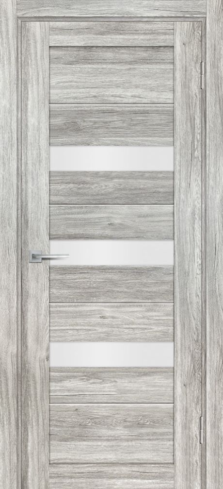 PSL- 9  nanotex, сан-ремо серый 700*2000 стекло сатинат белый