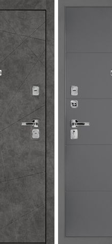ДМ Урбан-127 муар серый, Kale 252R/Border (Бетон темный ФЛ-127 /PR-35 Серый) 880 Л