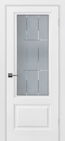 Smalta-Sharm 12 эмаль.700*2000 Ral9003, ДО гравировка сатинат