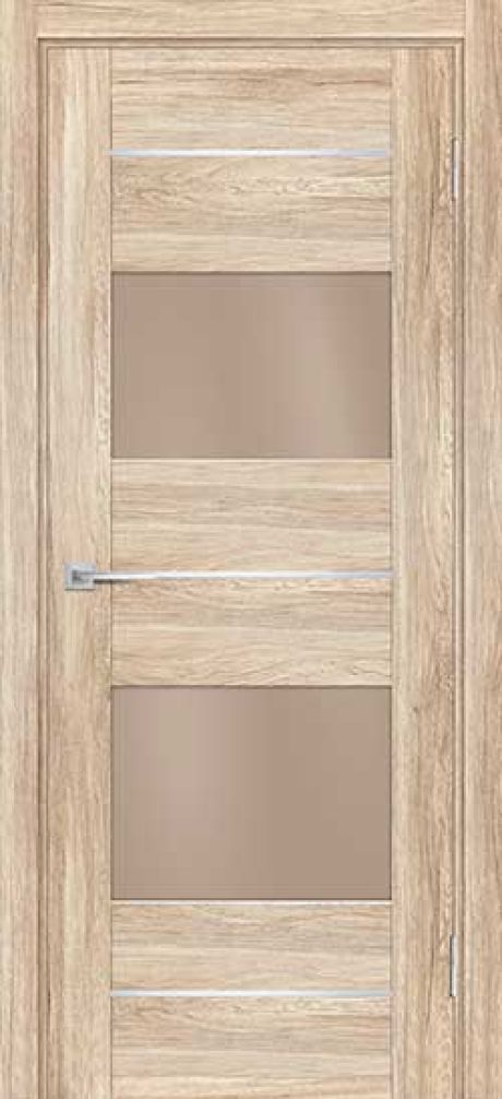 PSL-21  nanotex, сан-ремо натуральный 700*2000 стекло сатинат бронза