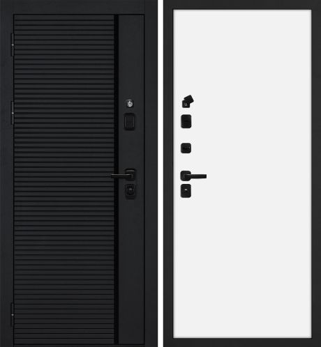 ДМ Галактика-173 муар чер,Kale/Border(Черный мяг.шагр. PR-173/гладкая, PP белый)860ПР