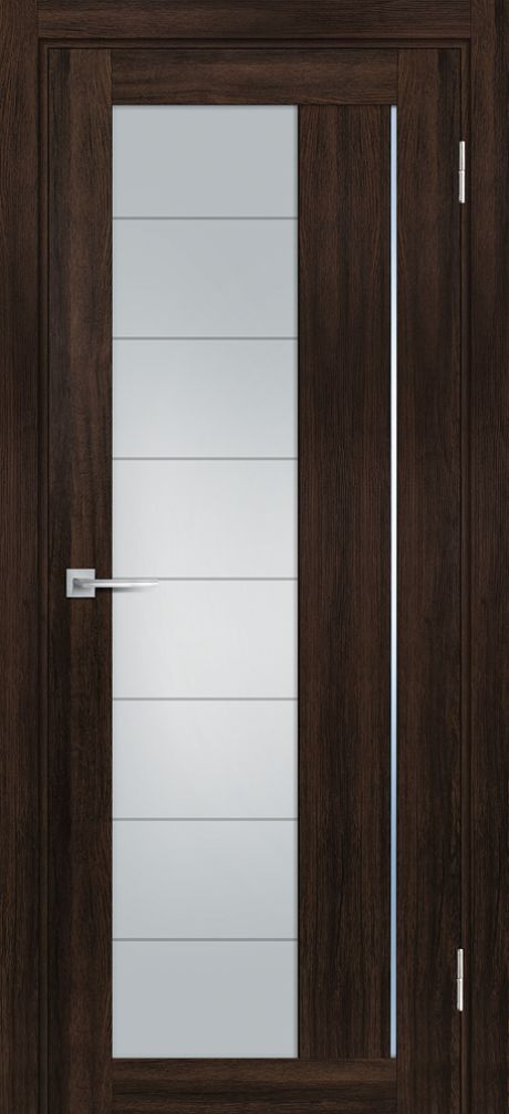 PSL-41  nanotex, сан-ремо шоколад 900*2000 стекло сатинат белый