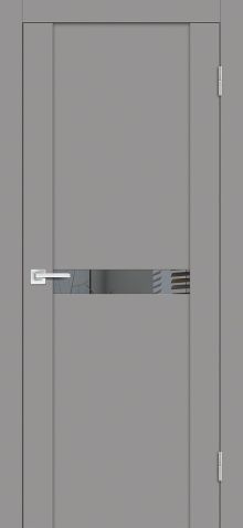 PST-3 soft-touch, серый бархат 600*1900 стекло зеркало тонированное
