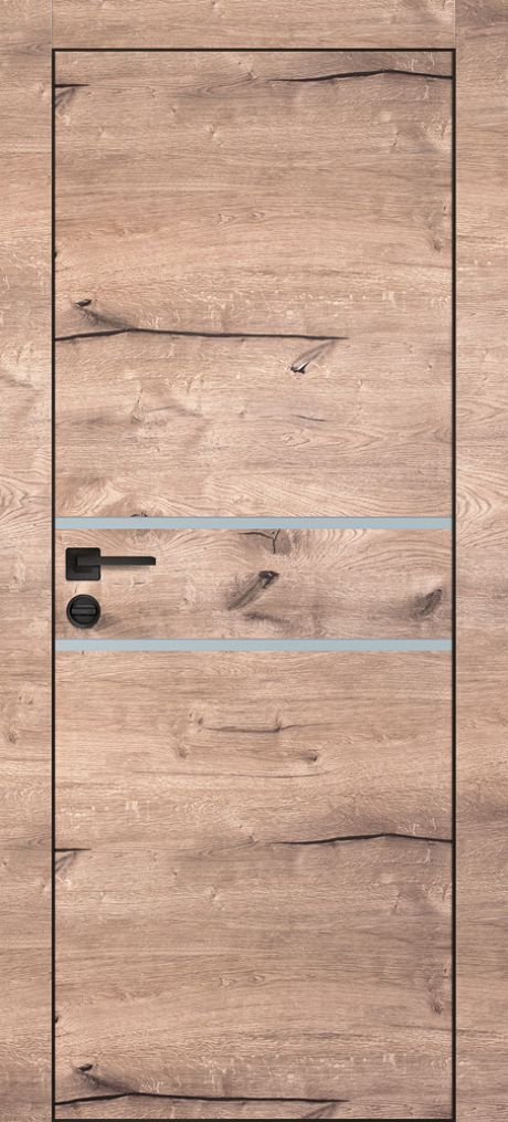 PX-18 PP дуб пацифик, 600*1900 лунный мателак /врезка под петли и замок AGB/ черная кромка с 4-х ст 