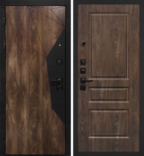 ДМ Лофт-2 шагр,черн,замкиKale(СБ101 Дуб коньяк,пат,кварц/Версаль-2 шале PVC дуб корица )860 Л