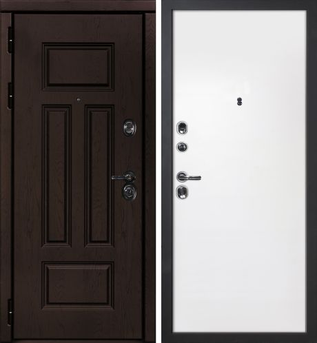 ДМ Э-2 шагрень черный, Cisa Blokator/Kale (ФП-6 дуб крафт./ гладкая PP белый) 860 Л