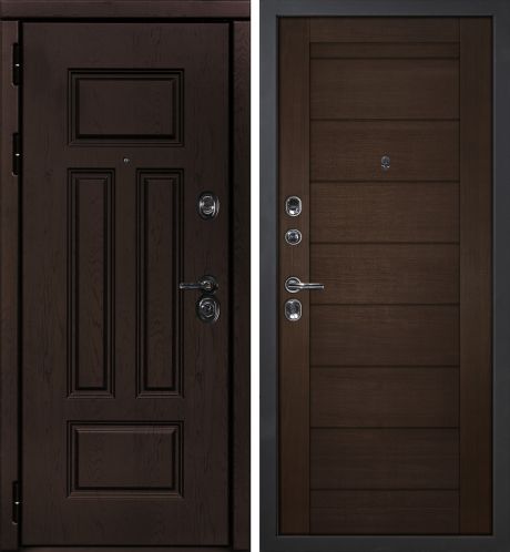 ДМ Э-2 шагрень черный, Cisa Blokator/Kale (ФП-6 дуб крафт./ ТЕХНО 708 nanotex венге) 860 ПР