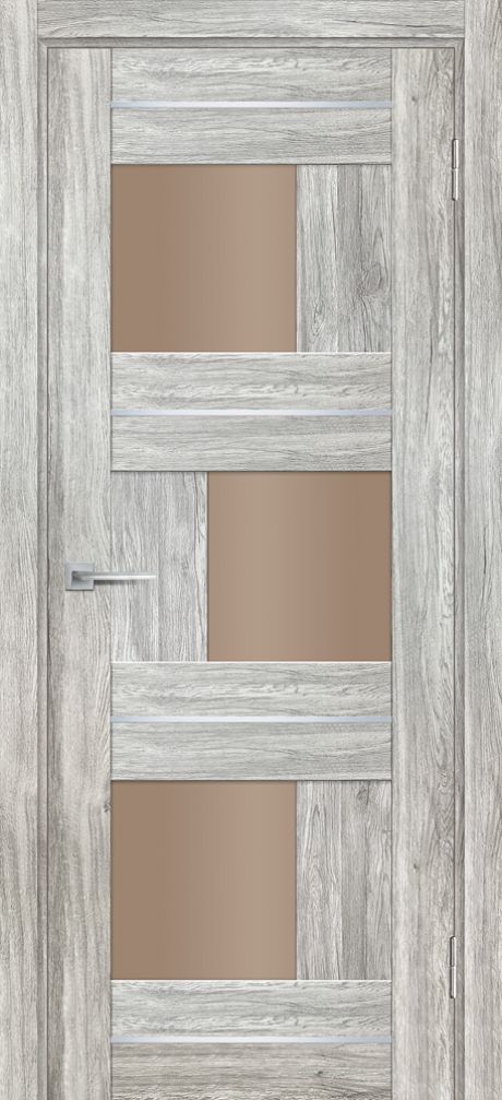 PSL-13  nanotex, сан-ремо серый 550*1900 стекло сатинат бронза