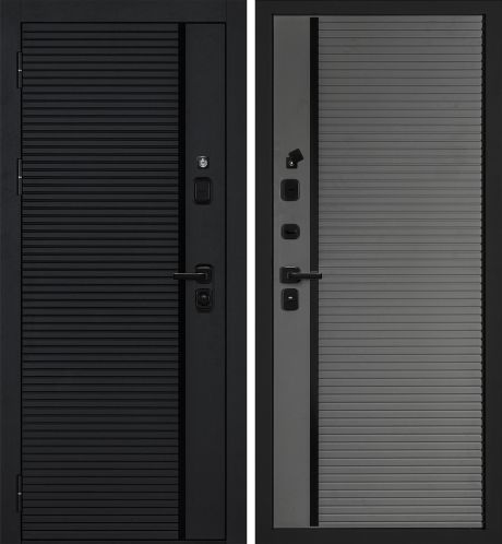 ДМ Галактика-173 муар чер,Kale 252R/Border(Черный мяг.шагрень PR-173 /PR-173 Серый, ст.черное) 980ПР