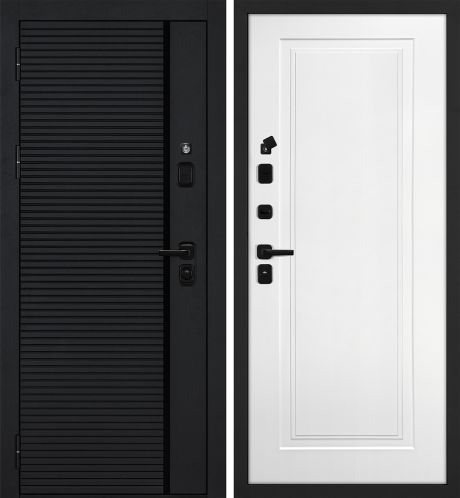 ДМ Галактика-173муар чер,Kale 252R/Border(Черн.мяг.шагрень PR-173/Smalta-Line06 Ral9003 Белый) 860ПР