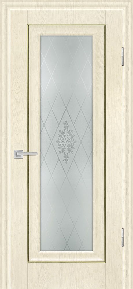 PSB-25 "Baguette" ваниль ДО2000х700, стекло с художественным рисунком