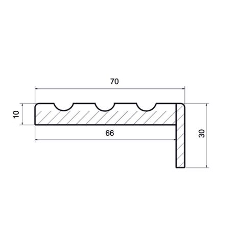 Наличник канелюр МДФ эмаль Ral9003 белый патина серебро 70*10*2120, телескоп /ИД/