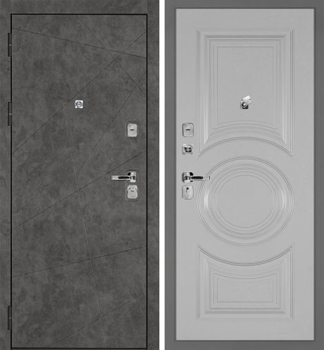 ДМ Урбан-127 муар серый, Kale 252R/Border (Бетон темный ФЛ-127/PR-177 Агат ) 980  ПР