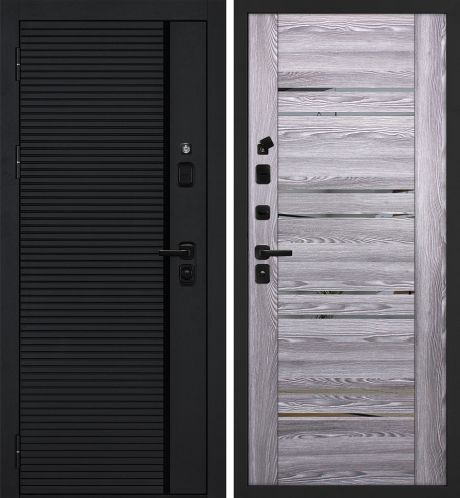 ДМ Галактика-173 муар чер,Kale/Border(Черный мяг.шагр. PR-173/PSK-1 Ривьера грей зеркало тонир)980Л