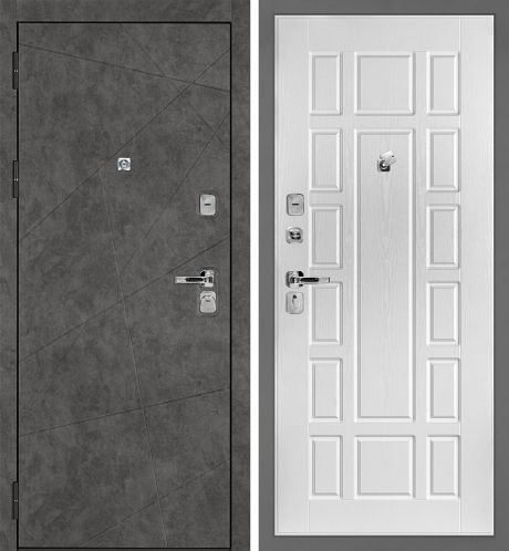 ДМ Урбан-127 муар серый, Kale 252R/Border (Бетон темный ФЛ-127/PR-124 Сандал белый ) 880 Л