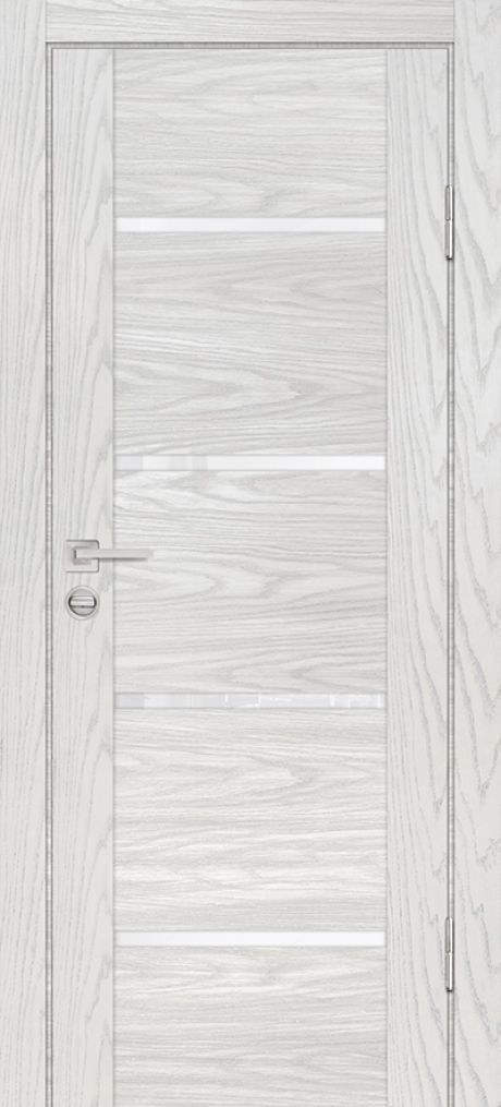 PSM-7 PP дуб скай бежевый, 550*1900 стекло белоснежный лакобель